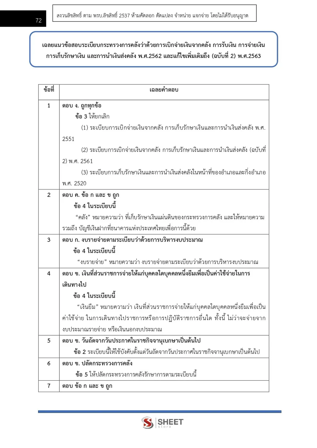 แนวข้อสอบ นักบัญชี กรมบัญชีกลาง [ส.ค. 2569]
